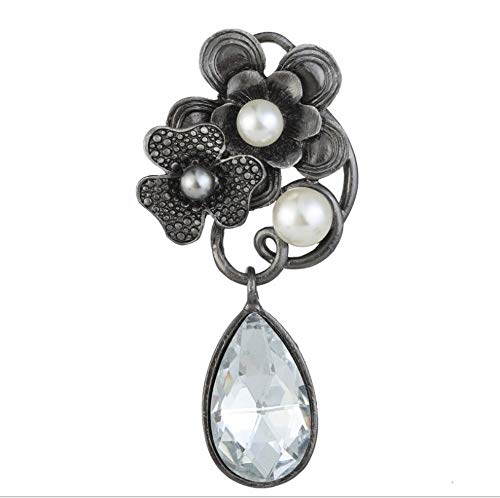 Preisvergleich Produktbild shunlidas Wohnaccessoires Dekoartikel Dekowassertropfenbrosche Hochwertige Perlenbrosche