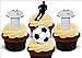 Produktbild Leeds United FC Fußball Mix - 12 essbare hochwertige stehende Waffeln Karte Kuchen Toppers Dekorationen, Leeds United FC Football Mix - 12 Edible Stand Up Premium Wafer Card Cake Toppers Decorations
