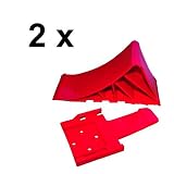 2 x cuñas incl. soporte, Color Rojo