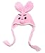 Bigood Cute Newborn baby Infant Newborn Handmade Crochet Clothes Pink ribbit