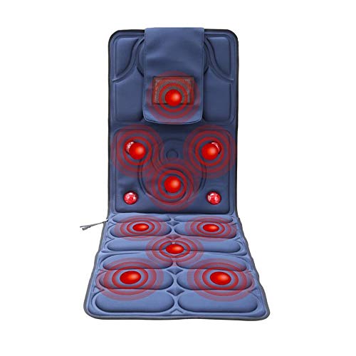 Colchoneta de masaje con calor vibratoria