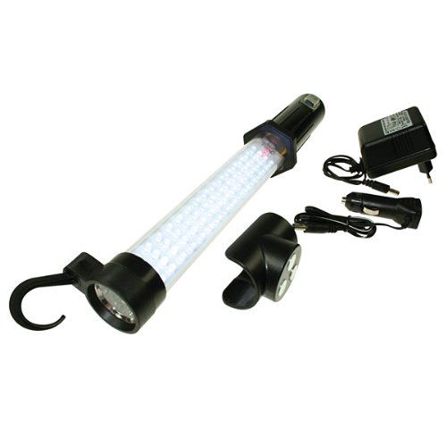 PAT Hochleistungs LED-Akku-Arbeitsleuchte Worklight kabellos Netzteil 12 V KFZ inklusive Ladegerät Akku