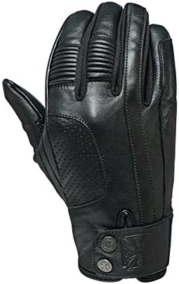 WCC - GRUNGE LEATHER RIDING GLOVE - Black (XX-Large)