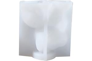 LAMALA Moule en silicone en forme de chat mignon pour décorations de bureau faites à la main - Moule en silicone pour bougies en résine époxy, argile et résine - Moule en silicone 3D pour