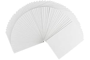 ‎IDEEN MIT HERZ Ideen mit Herz Klappkarten-Set blanko | 50 Faltkarten | Karten zum Selbstgestalten | ideal zum Basteln von Grußkarten & Einladungskarten | Din C6 (10,5 cm x 14,8 cm) | 230 g/m² | weiß | 50 Stück