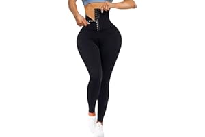 RIOJOY Corset Gym Leggings Women Hourglass Body Shaping Butt Trainer Waist Cincher Slimming Tummy Control Shapewear Leggings