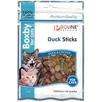 PACK 2 x BOXBY PREMIOS EDUCAR STICKS DE PATO PARA GATO 50 GRS.