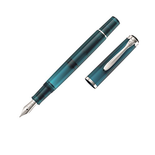 Preisvergleich Produktbild Füllhalter Pelikan M205 aquamarine B in Faltschachtel