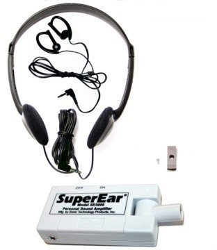 SuperEar - Amplificador de sonido personal, modelo SE5000 (actualización  reestructurada de SE4000 discontinuo), aumenta el sonido ambiente, ganancia 50 db
