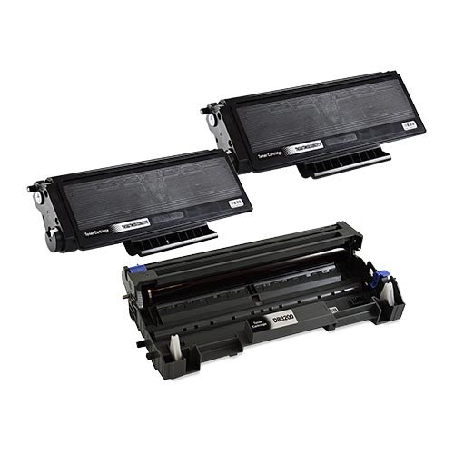 2x Toner kompatibel für Brother TN-3280 black & Drum DR-3200 - 2