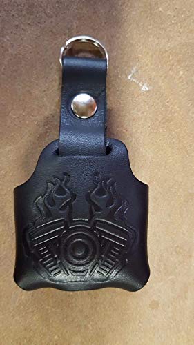 Porta Telecomando Key Fob Holder per moto Harley Davidson Softail Leder Schlüsselanhänger Sportster, Dyna, Vrod, Night Rod, Fat Bob, Street Bob, Low Rider S, Breakout, Fat Boy, Forty Eight