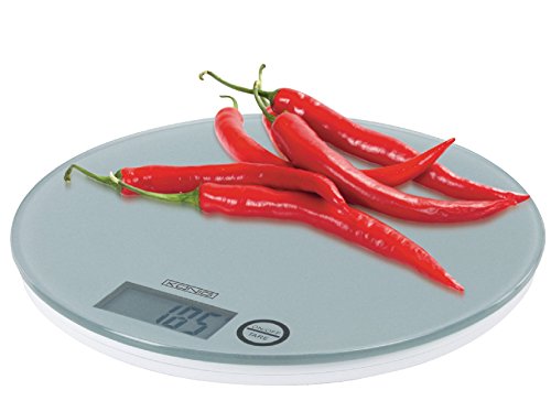 König HC-KS23N Küchenwaage, Glas / Kunststoff, weiß, 3,3 x 25 x 22 cm - 7