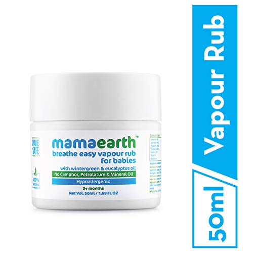 Mamaearth Natural Breathe Easy Vapour Rub Balm, 50g RS.189.00
