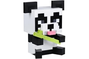 Paladone Minecraft Panda Light - urocza przenośna lampka nocna i dekoracja pokoju dla dzieci - oficjalnie licencjonowany prezent Minecraft
