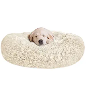 PETORO Dog Bed, Cat Bed, Pet Bed, Anti-Anxiety, Soft, Comfortable and Machine Washable Donut Bed for Small Dog, Medium Dog, Large Dog, Multiple Size (20
