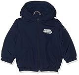  Tommy Hilfiger Baby-Jungen DG TJM Jacket Mantel, Blau (Black Iris 002), (Herstellergröße:80)