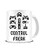 Produktbild Kaffeebecher aus Keramik, Motiv Control Freak - Konsolensteuerung - Gaming - tolle Geschenkidee Funky NE Ltd