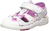 Mädchen Minilette -M RICOSTA Mädchen Gery Geschlossene Sandalen, Pink (Weiss/Candy 811), 24 EU
