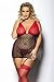 Produktbild Anais Yammi Strapshemd Corsage Dessous Chemise Übergröße Big Size, Größe:5XL/6XL