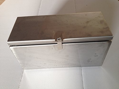 Preisvergleich Produktbild Edelstahl Kiste Staukiste Anhängerkiste Staubock Box Abschliessbar LxBxH 400x170x200