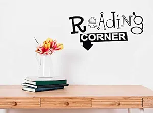 Wallstick 72-227 Vinyl Reading Corner Wall Stickers (Multicolour, 55 cm x 30 cm)