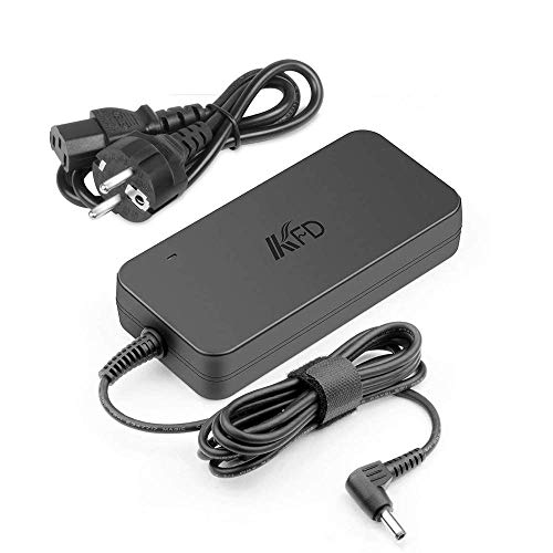 KFD 180W Cargador portátil Adaptador para MSI GS73VR GS63VR FA180PM111 GS43VR GE62 GE72 GS60 GS70 GT60 GT70 GE60 GE70 GP62 ADP-180HB GIGABYTE Sabre 17 ASUS ADP-180MB F Rog G75 G75VW G75VX 19.5V 9.23A