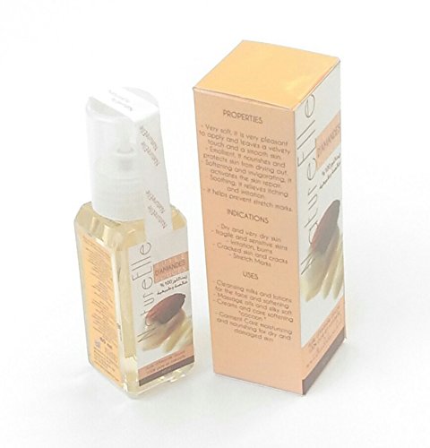 NatureElle aceite de almendras dulces - Emoliente, nutre y protege la piel de la deshidratación - 100% puro - Spray 60 ml