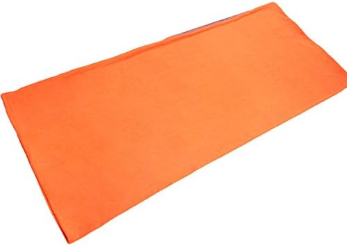 SAPEOO102 Yy.f Travel Camping Bed Enveloped Fleece Soft Cotton Sleeping Bag Compact Portable Luggage Bag Youth Hostel Picnic Plane Train And So On,Orange-180*75cm