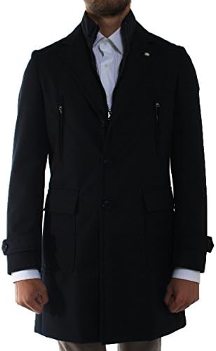 MANUEL RITZ Men's Coat Blue blue 44