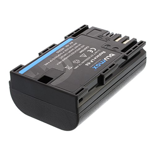 2x Blumax LP-E6 Batterie pour Canon EOS 60D 70D 6D 60D 70D 5D Mark 3 2000mAh 7 2V 14 4Wh plus de puissance que la batterie d origine
