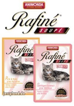 Preisvergleich Produktbild Animonda Rafiné Soupé Kitten "Pute & Herz + Karotten" - 1x 100g