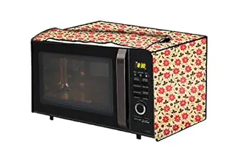 The Furnishing Tree Microwave Oven Cover for Borosil Prima 25 Liter 1500 Watt Convection Oven Toaster Griller (OTG) Sprig Pattern Multicolor