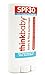 Thinkbaby Sunscreen Stick - 30 SPF (0.64oz)- Ideal for Every Day Use - Non-Toxic Ingredients