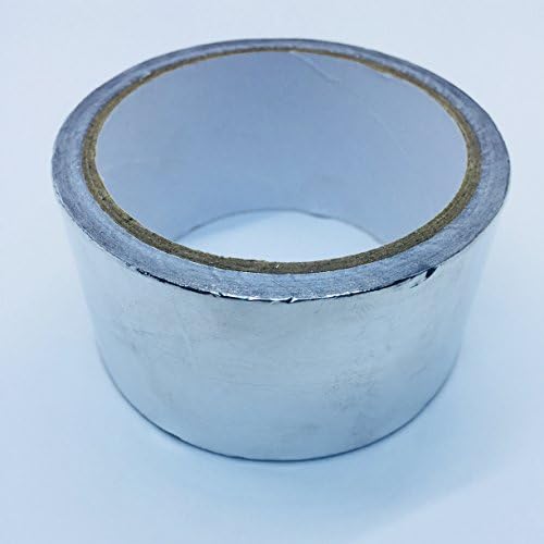 OptOffice Aluminum Foil Tape, 5cm x 10m Adhesive Perfect for Temporary Electrical Repair, High Durability and Easy Application, Works Better Than Duct Tape