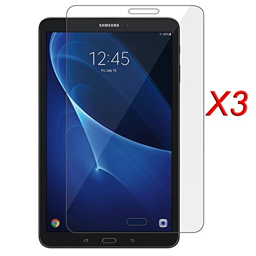 3 x Galaxy Tab A 10.1 Schirm-Schutz, Infiland 3-PACK Crystal Clear Screen Protector Film-Schutz für Samsung Galaxy Tab A 10.1 Zoll Wi-Fi/ LTE (2016) SM-T580N/SM-T585N Tablet-PC(HD Klar)