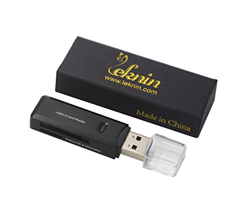 USB 3.0 SD/TF Speicherkartenleser – Leknin Super Speed Kartenleser Card Reader mit 2 Schlitze für Windows, Linux, Mac, und bestimmten Android Systeme – unterstützt SD / Micro SD / SDHC / SDXC / T-Flash - 5