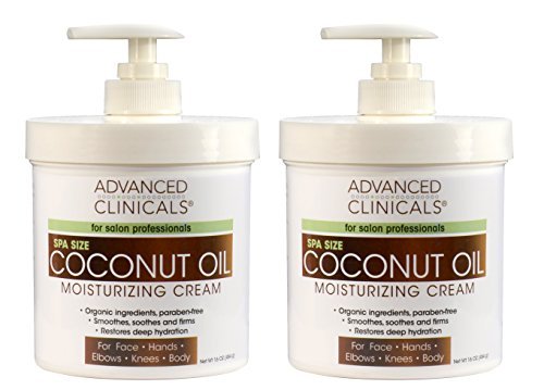 Preisvergleich Produktbild Coconut Cream 16 Oz, Pump (Pack of 2 ) by Advanced Clinicals