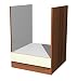 Produktbild Herdumbauschrank 60 cm Creme matt ohne Arbeitsplatte - Sienna
