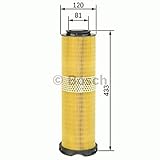 BOSCH LUFTFILTEREINSATZ Bosch F 026 400 205 Luftfilter