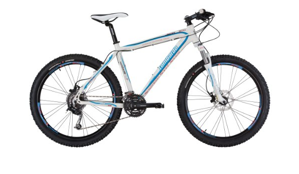 Lombardo Sestriere 500 da Uomo da Mountain Bike, Colore: Bianco/Blu, 53,34  (21\