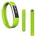 Produktbild Sansee Ersatz-Armband Silikon-Gürtelschnalle + Schutzfolie für Fitbit Alta HR (Silikonband + Folie) (Grün)