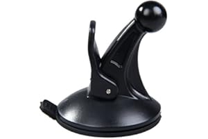 RHEME Garmin Nuvi - Supporto di ricambio per veicoli con ventosa per navigatori satellitari Garmin con connettore a sfera