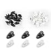 Produktbild Gydandir 30 Stück 360 Grad drehen Kopfhörer / Kopfhörer Kabel Clip Kleidung Shirt Clips Mount Clip