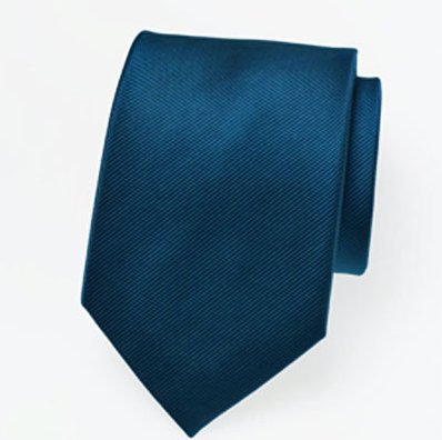 Preisvergleich Produktbild Fiesta Palace – Krawatte UNI blau Petroleumofen 46 cm