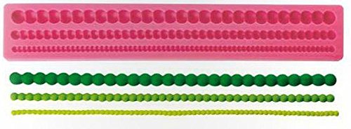 Preisvergleich Produktbild Silikonform Perlenkette, Tortendekoration