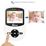 iLifeSmart SM24 Video Baby Monitor 2.4 Inch Babyphone mit Nachtsicht Temperaturüberwachung und Timer-Einstellung Funktionen Drahtlos Digital Kamera - 3