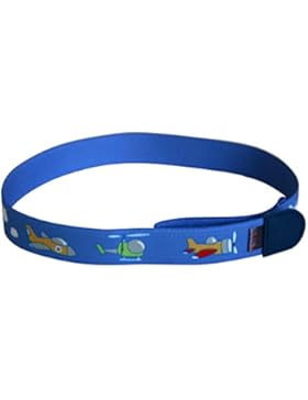 Ed&Kids Kindergürtel ohne Schnalle | Flugzeuge | elastisch | größenverstellbar | Made in Germany