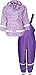 Playshoes Waterproof Suit Ornaments Girl's Rain Coat  Purple 9-10 Years