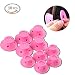 MLMSY Magic Hair Roller No Clip Soft Silicone Hair Curlers Rollers Hair Care DIY Hair Styling Tools Salon Accessory Hairstyle Maker (10 Pcs)