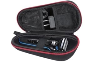 ‎WITBICG WitBicg Tasche Etui für Braun Series 3s/5s/7s/9s,Braun Series 3/5/7/9,Elektrorasierer Rasierer Herren,Hart Reise Tragen Hülle,Rasierer Reiseteui Rasierer,Harte reiseschutzhülle - rot